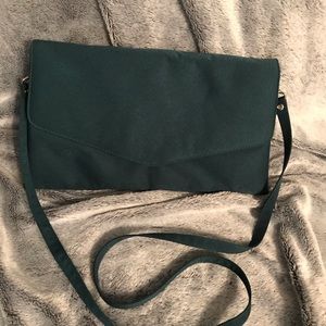Formal pine green purse